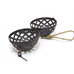 Lampion metalowy Kula 12cm